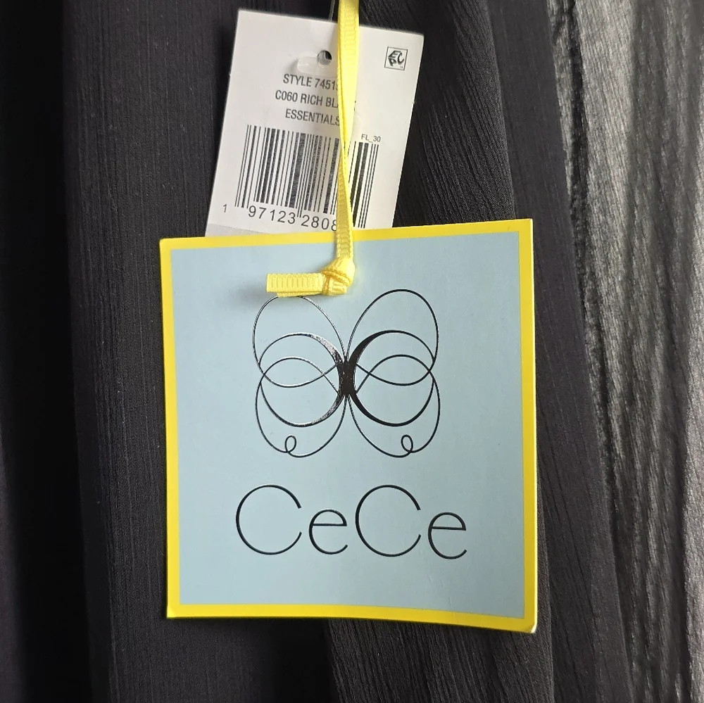 CeCe Black Long Sleeve Dress - Picture 4 of 12